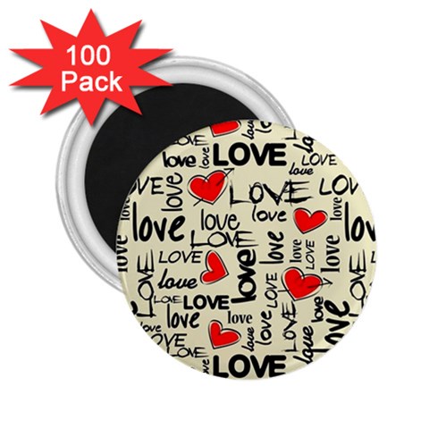 Love Abstract Background Love Textures 2.25  Magnets (100 pack)  from ArtsNow.com Front