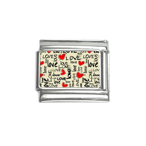 Love Abstract Background Love Textures Italian Charm (9mm) from ArtsNow.com Front