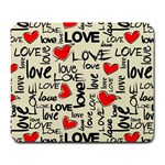 Love Abstract Background Love Textures Large Mousepad