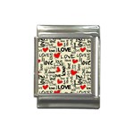 Love Abstract Background Love Textures Italian Charm (13mm)