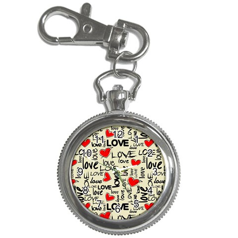 Love Abstract Background Love Textures Key Chain Watches from ArtsNow.com Front