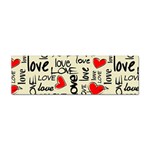 Love Abstract Background Love Textures Sticker (Bumper)