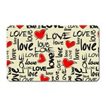 Love Abstract Background Love Textures Magnet (Rectangular)