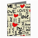 Love Abstract Background Love Textures Greeting Card