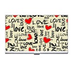 Love Abstract Background Love Textures Business Card Holder