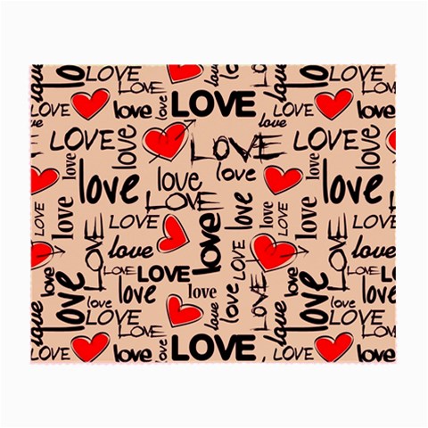 Love Abstract Background Love Textures Small Glasses Cloth from ArtsNow.com Front