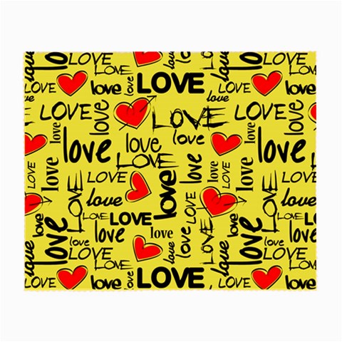 Love Abstract Background Love Textures Small Glasses Cloth from ArtsNow.com Front