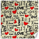 Love Abstract Background Love Textures Canvas 12  x 12 