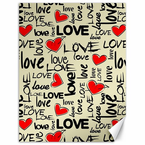 Love Abstract Background Love Textures Canvas 12  x 16  from ArtsNow.com 11.86 x15.41  Canvas - 1