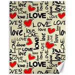 Love Abstract Background Love Textures Canvas 18  x 24 