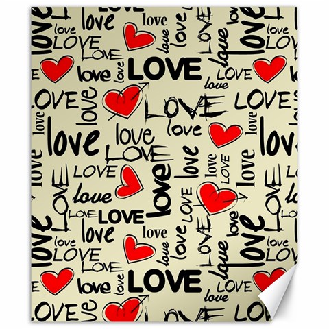 Love Abstract Background Love Textures Canvas 20  x 24  from ArtsNow.com 19.57 x23.15  Canvas - 1