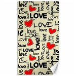 Love Abstract Background Love Textures Canvas 40  x 72 