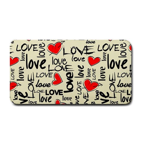 Love Abstract Background Love Textures Medium Bar Mat from ArtsNow.com 16 x8.5  Bar Mat