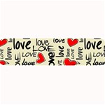 Love Abstract Background Love Textures Large Bar Mat