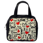 Love Abstract Background Love Textures Classic Handbag (One Side)