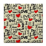 Love Abstract Background Love Textures Face Towel