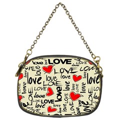 Love Abstract Background Love Textures Chain Purse (Two Sides) from ArtsNow.com Back