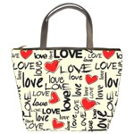 Love Abstract Background Love Textures Bucket Bag