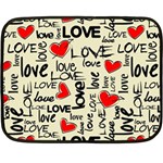 Love Abstract Background Love Textures Fleece Blanket (Mini)