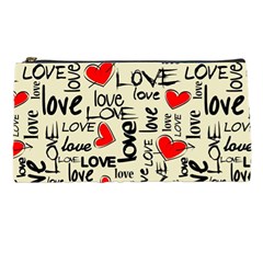 Love Abstract Background Love Textures Pencil Case from ArtsNow.com Front