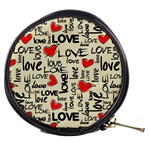 Love Abstract Background Love Textures Mini Makeup Bag