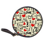 Love Abstract Background Love Textures Classic 20-CD Wallets