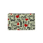 Love Abstract Background Love Textures Cosmetic Bag (Small)