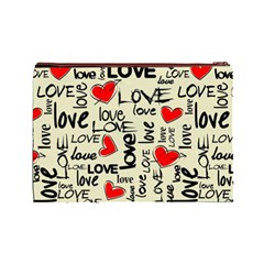 Love Abstract Background Love Textures Cosmetic Bag (Large) from ArtsNow.com Back