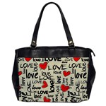 Love Abstract Background Love Textures Oversize Office Handbag