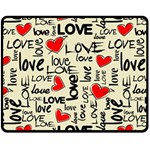 Love Abstract Background Love Textures Fleece Blanket (Medium)