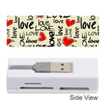 Love Abstract Background Love Textures Memory Card Reader (Stick)