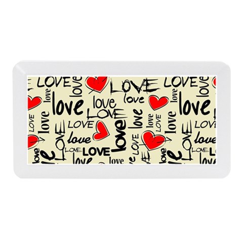 Love Abstract Background Love Textures Memory Card Reader (Mini) from ArtsNow.com Front