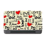 Love Abstract Background Love Textures Memory Card Reader with CF