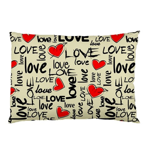 Love Abstract Background Love Textures Pillow Case (Two Sides) from ArtsNow.com Front