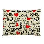 Love Abstract Background Love Textures Pillow Case (Two Sides)