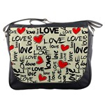 Love Abstract Background Love Textures Messenger Bag