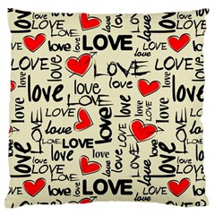 Love Abstract Background Love Textures Large Cushion Case (Two Sides) from ArtsNow.com Front