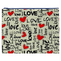 Love Abstract Background Love Textures Cosmetic Bag (XXXL) from ArtsNow.com Front