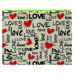 Love Abstract Background Love Textures Cosmetic Bag (XXXL) from ArtsNow.com Front