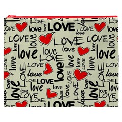 Love Abstract Background Love Textures Cosmetic Bag (XXXL) from ArtsNow.com Front