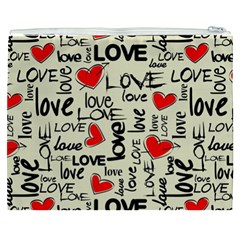 Love Abstract Background Love Textures Cosmetic Bag (XXXL) from ArtsNow.com Back