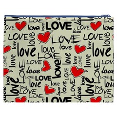 Love Abstract Background Love Textures Cosmetic Bag (XXXL) from ArtsNow.com Back