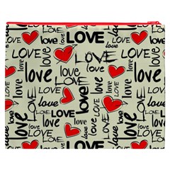 Love Abstract Background Love Textures Cosmetic Bag (XXXL) from ArtsNow.com Back