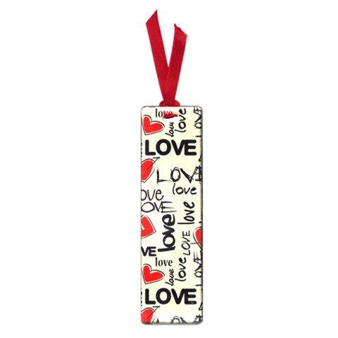 Love Abstract Background Love Textures Small Book Marks from ArtsNow.com Front