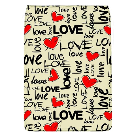 Love Abstract Background Love Textures Removable Flap Cover (L) from ArtsNow.com Front