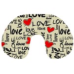 Love Abstract Background Love Textures Travel Neck Pillow