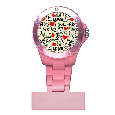 Love Abstract Background Love Textures Plastic Nurses Watch from ArtsNow.com Front