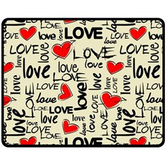 Love Abstract Background Love Textures Two Sides Fleece Blanket (Medium) from ArtsNow.com 58.8 x47.4  Blanket Front