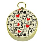 Love Abstract Background Love Textures Gold Compasses