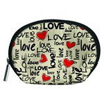 Love Abstract Background Love Textures Accessory Pouch (Medium)